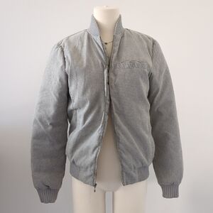 Prana Showdown Women's Gray Bomber Jacket